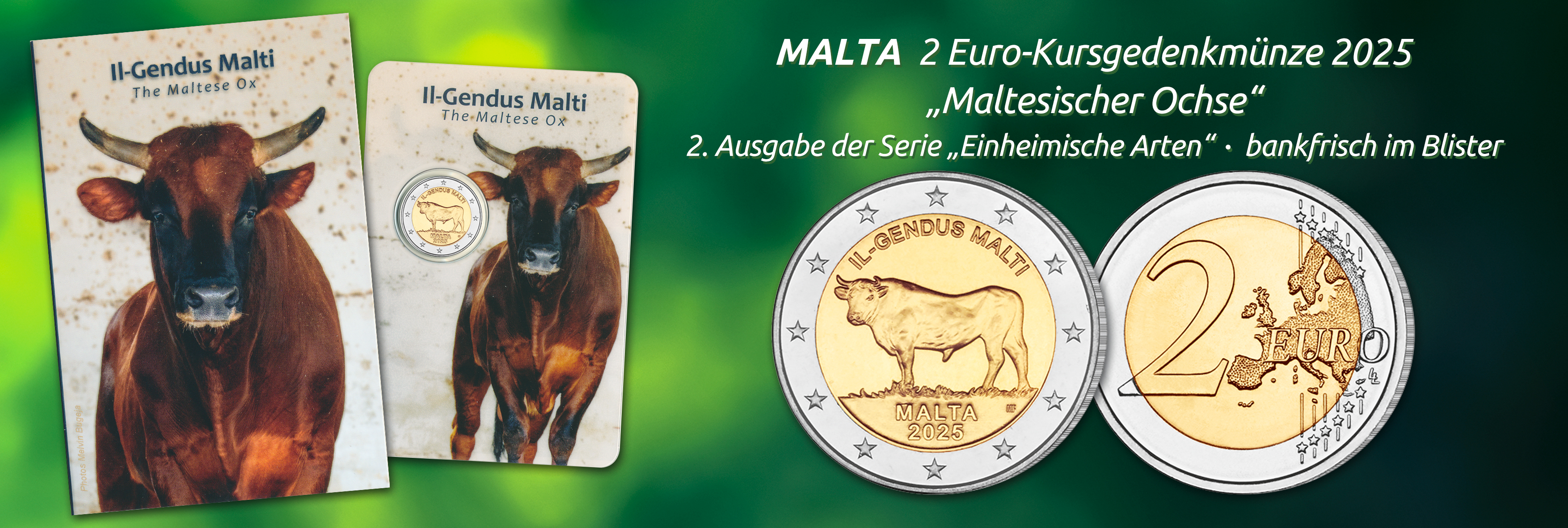 Malta - 2 Euro-Kursgedenkmünze 2025 