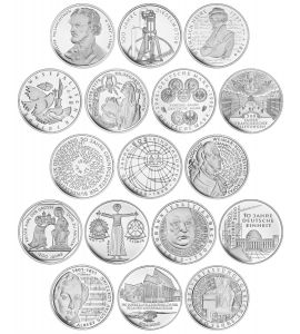 10 DM Gedenkmünzen-Sammlung