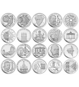 10 DM Gedenkmünzen-Sammlung 