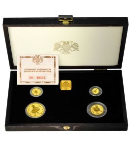 Russland Ballerina-Satz 1993 Gold PP