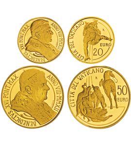 Vatikan 20 Euro+50 Euro Benedict XVI.