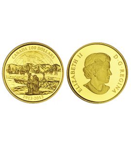 Canada 100 Dollars Gold
