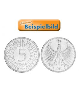 5 DM  Kursmünze Silber