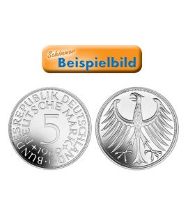 5 DM  Kursmünze Silber