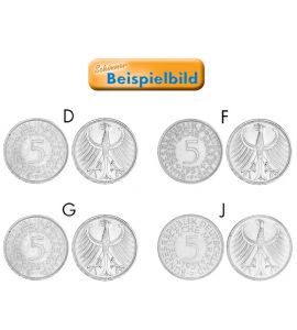 5 DM  Kursmünze Silber