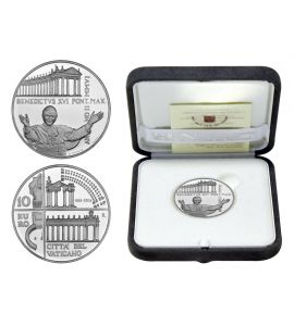 Vatikan 10  Euro Benedict XVI.