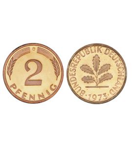 2 Pfennig Kursmünze