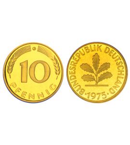 10 Pfennig Kursmünze
