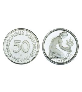 50 Pfennig Kursmünze