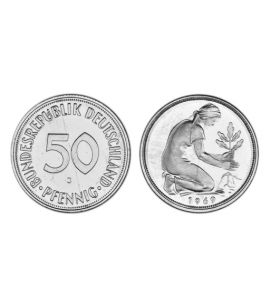 50 Pfennig Kursmünze