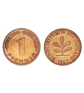 1 Pfennig Kursmünze