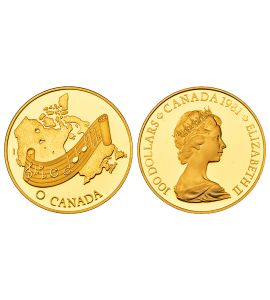 Canada 100 Dollars Gold
