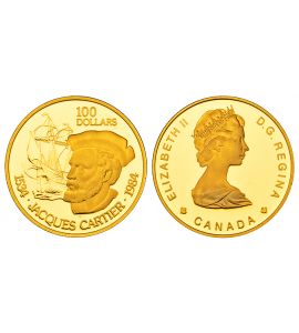 Canada 100 Dollars Gold