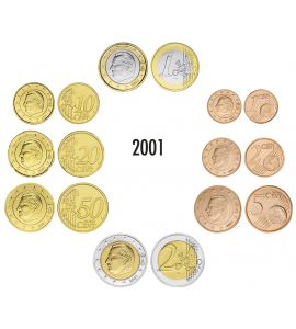 Belgien Euro-KMS 2001