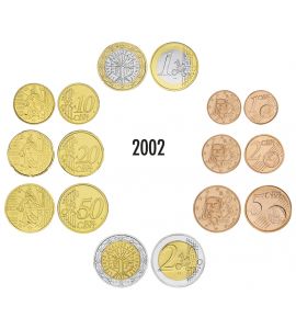 Frankreich Euro-KMS 2002