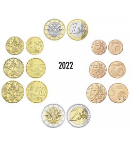 Frankreich Euro-KMS 2022