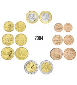 Griechenland Euro-KMS 2004