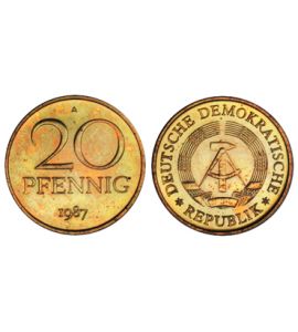 DDR 20 Pfennig Kursmünze