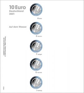Deutschland 10 Euro Vordruckblatt