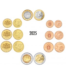 Lettland Euro-KMS 2025