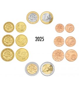 Litauen Euro-KMS 2025
