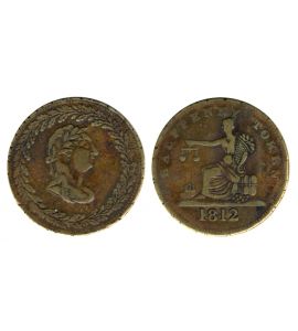 GEORGE III. HALFPENNY 1812