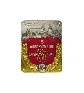 NÜRNBERG 1964 AUTOMOBILPLAKETTE 