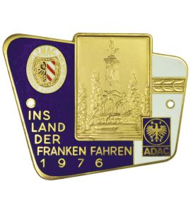 NÜRNBERG 1976 AUTOMOBILPLAKETTE  