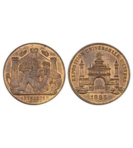 BELGIEN ANTWERPEN Weltausstellung 1885