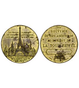 PARIS Souvenir Eiffelturm 1889