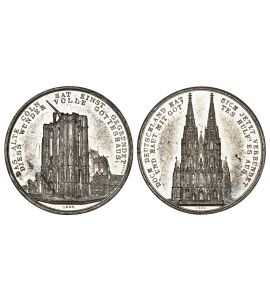 KÖLN 2. Grundsteinlegung des Doms 1842
