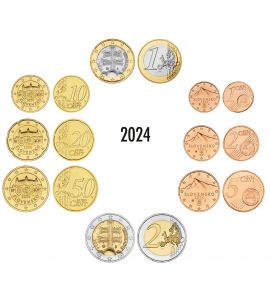Slowakei-Euro-KMS 2024