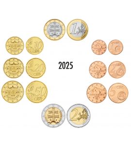 Slowakei-Euro-KMS 2025